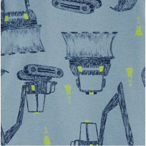 Carter's Boy Size 12 Months 4 Piece Mix & Match Construction Theme Pajama Set - Picture 3 of 6